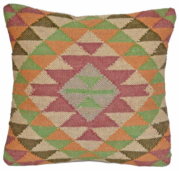 Handmade Kilim Cushion Cover Afghan Ethnic 60x60cm - DesignsEmporium