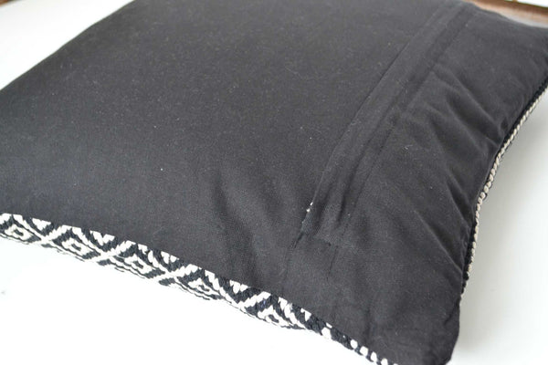 Black Diamond Bohemian Cushion Covers Cotton 45x45cm - DesignsEmporium