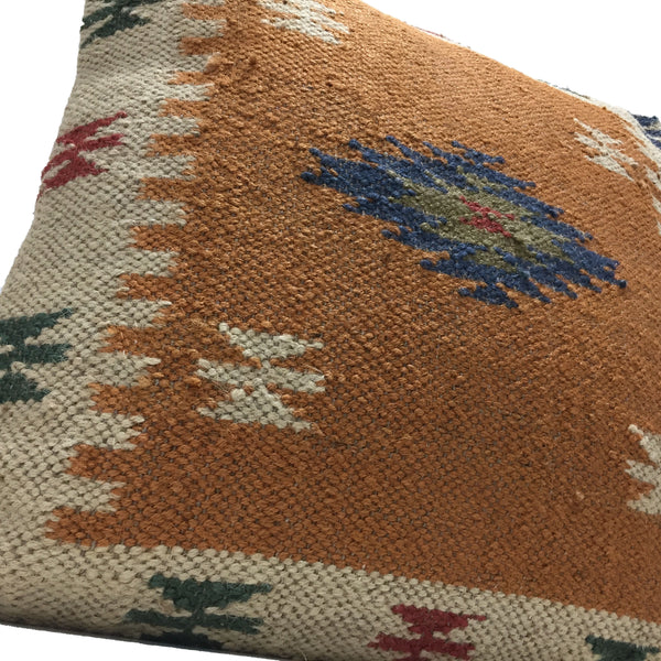Handmade Kilim Cushion Covers Diamond Moroccan 24" 60cm - DesignsEmporium