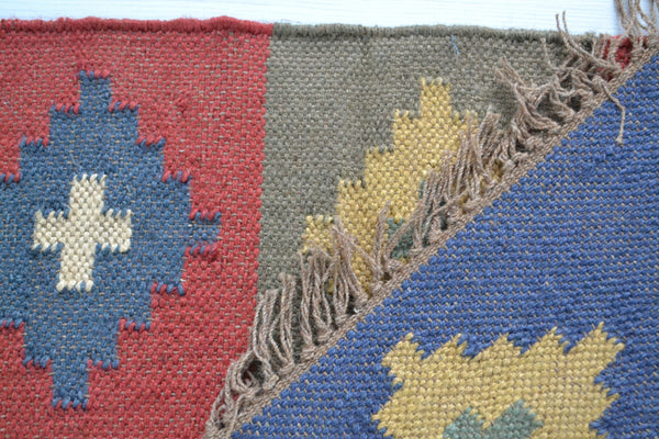 Kilim Handmade Rugs Runners Jute Wool Cotton Style SPAIN 2x3' 3x5' 2x9' - Designs Emporium