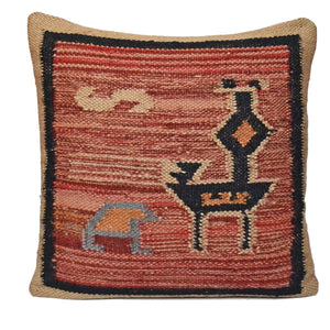 Handmade Kilim Bird Cushion Covers - DesignsEmporium