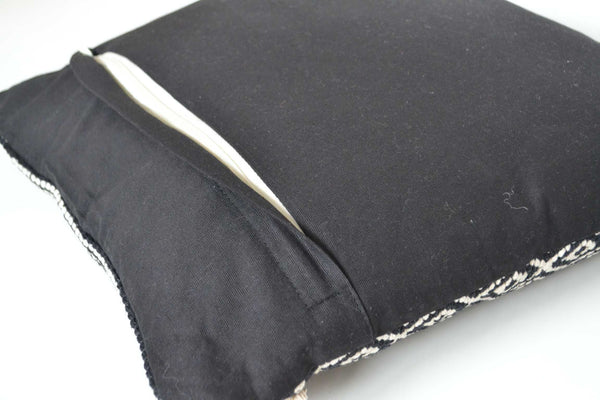 Black Diamond Bohemian Cushion Covers Cotton 45x45cm - DesignsEmporium